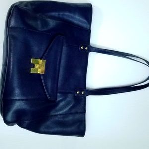 Roomy Leather Tote by Tommy Hilfiger